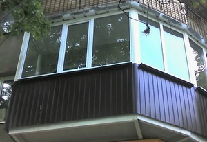 Фото 10. Металлопрофиль для балкона, Профнастил на балкон, Профлист для балкона