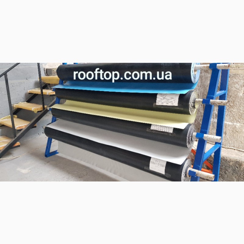 Фото 3. Пвх мембрана гідроізоляційна Rooftop Торгової марки Tetto жовто-чорна