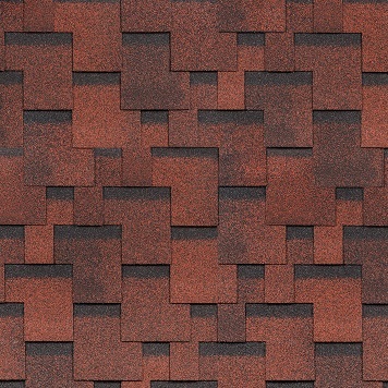Фото 5. Черепица Шинглас Финская (аккорд) коричневый, красный, серый